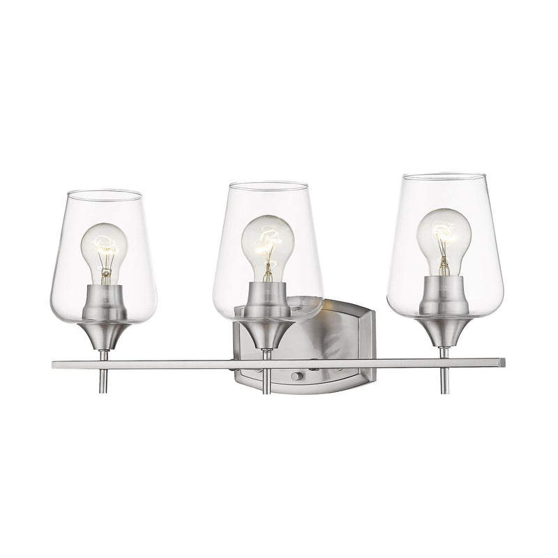 Z-Lite - 473-3V-BN - Three Light Vanity - Joliet - Brushed Nickel