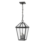 Z-Lite - 579CHB-BK - Three Light Outdoor Chain Mount Ceiling Fixture - Talbot - Black
