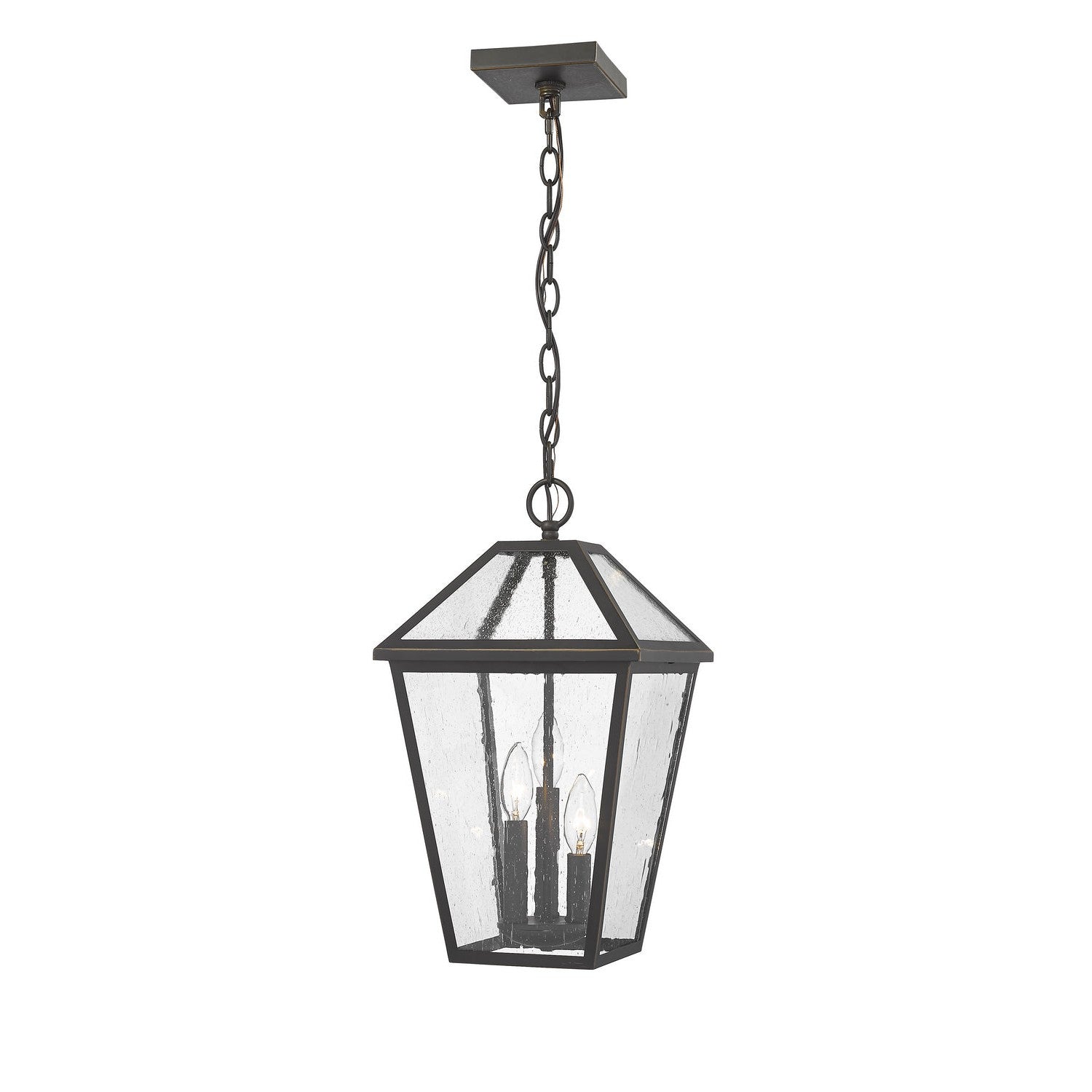 Z-Lite - 579CHB-ORB - Three Light Outdoor Chain Mount Ceiling Fixture - Talbot - Oil Rubbed Bronze