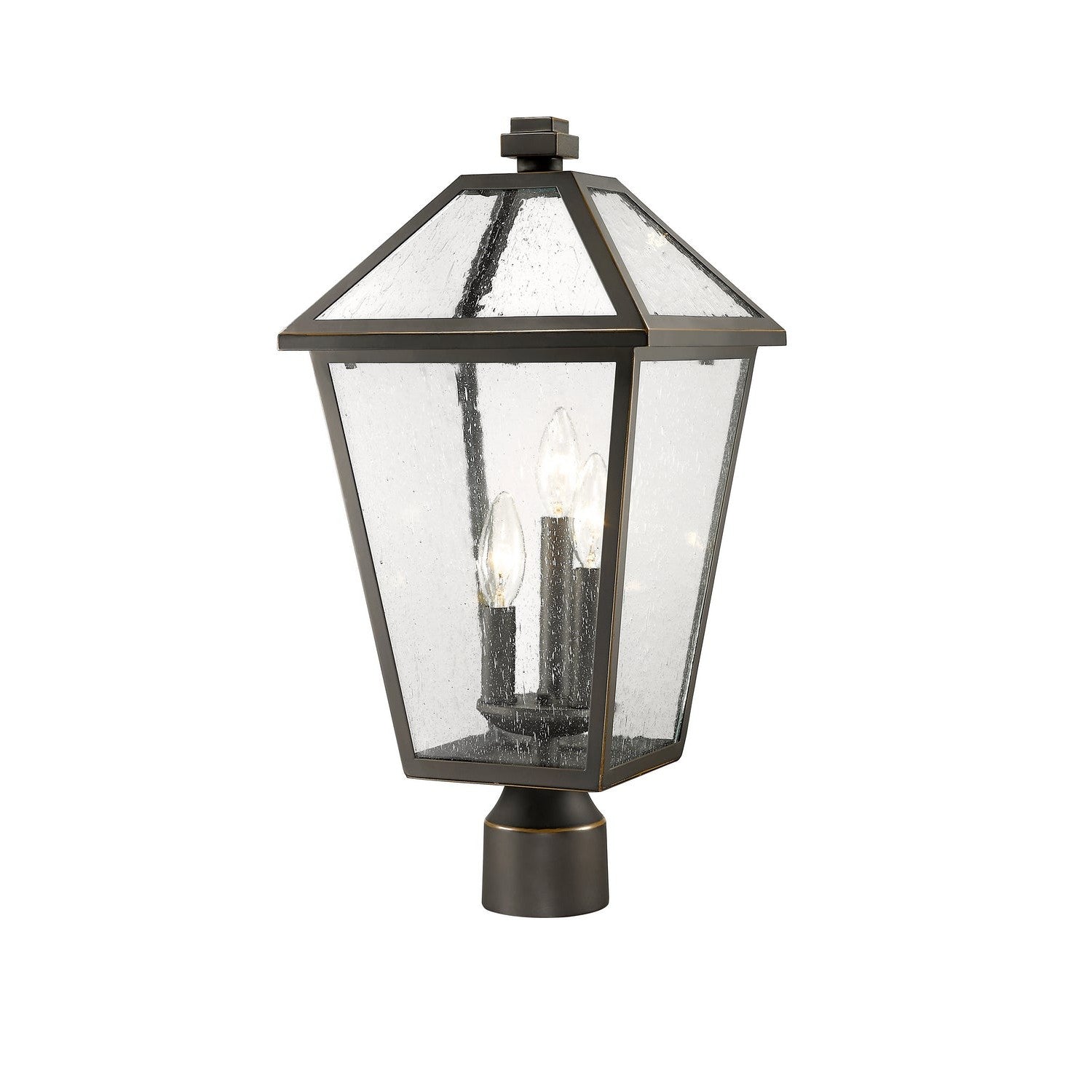 Z-Lite - 579PHBR-ORB - Three Light Outdoor Post Mount Fixture - Talbot - Oil Rubbed Bronze