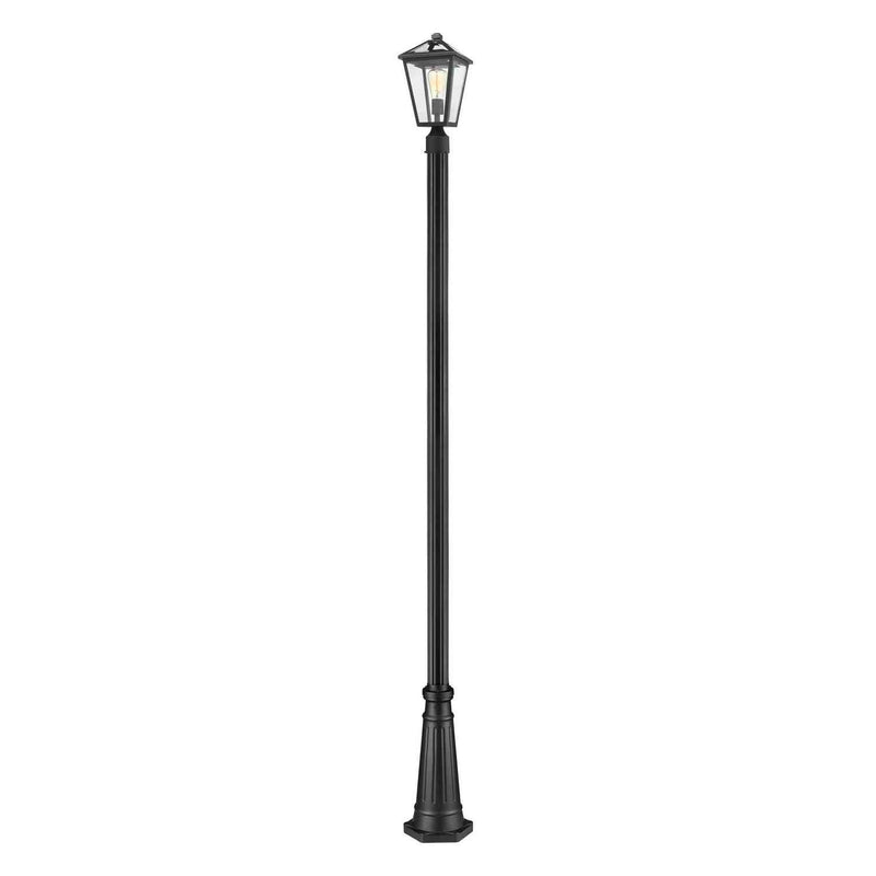 Z-Lite - 579PHMR-519P-BK - One Light Outdoor Post Mounted Fixture - Talbot - Black