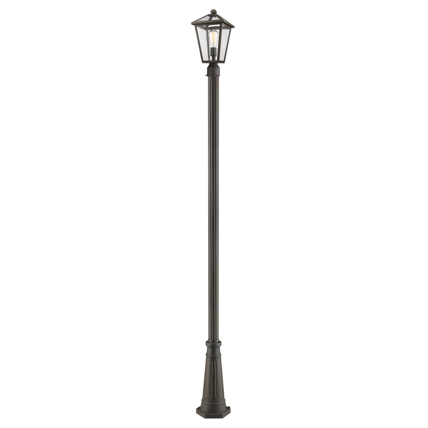 Z-Lite - 579PHMR-519P-ORB - One Light Outdoor Post Mounted Fixture - Talbot - Oil Rubbed Bronze