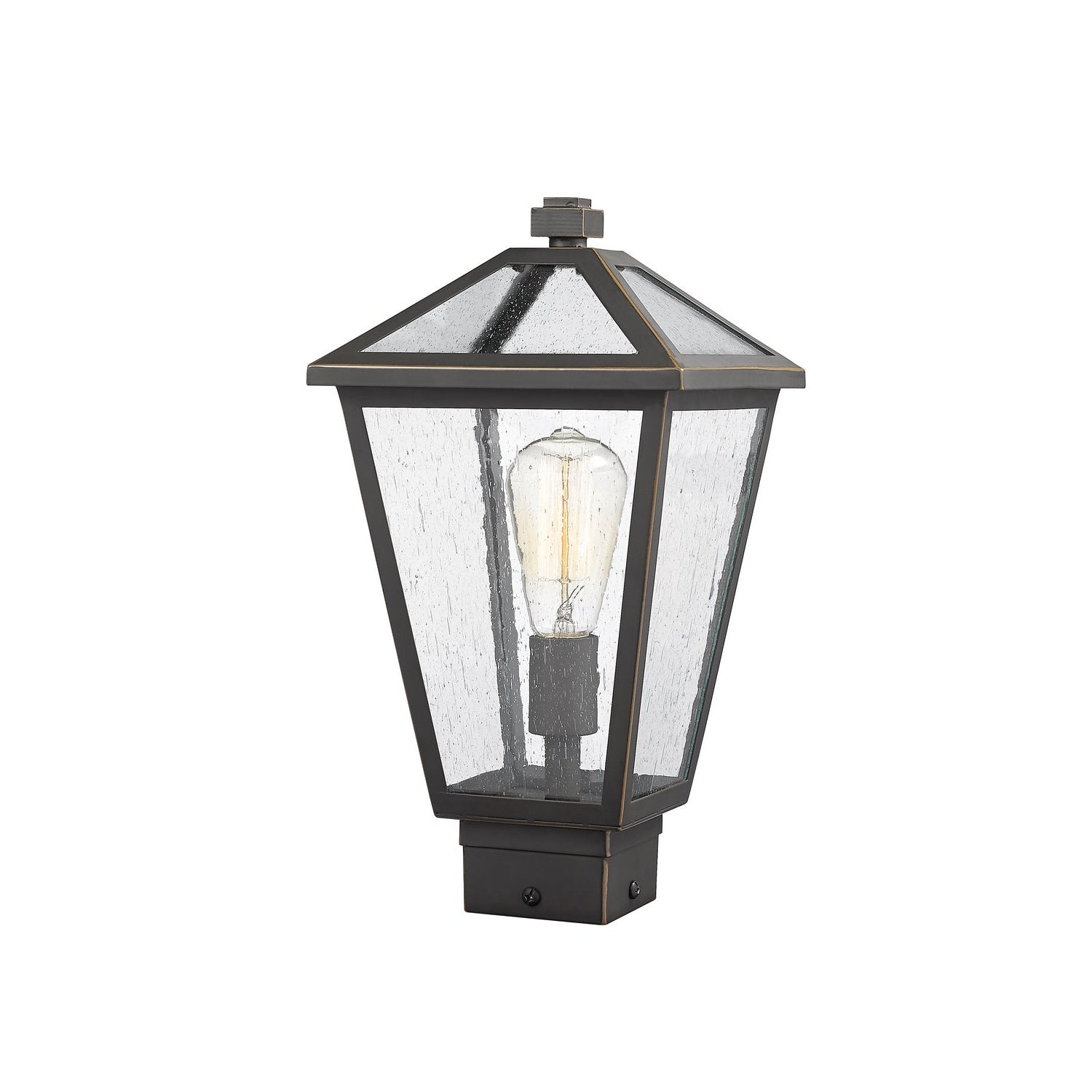 Z-Lite - 579PHMS-ORB - One Light Outdoor Post Mount Fixture - Talbot - Oil Rubbed Bronze