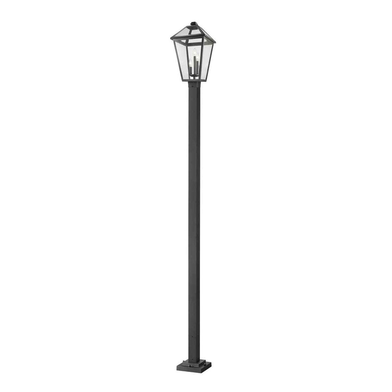 Z-Lite - 579PHXLS-536P-BK - Three Light Outdoor Post Mounted Fixture - Talbot - Black