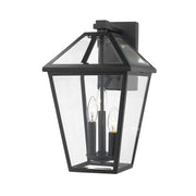Z-Lite - 579XL-BK - Three Light Outdoor Wall Light - Talbot - Black