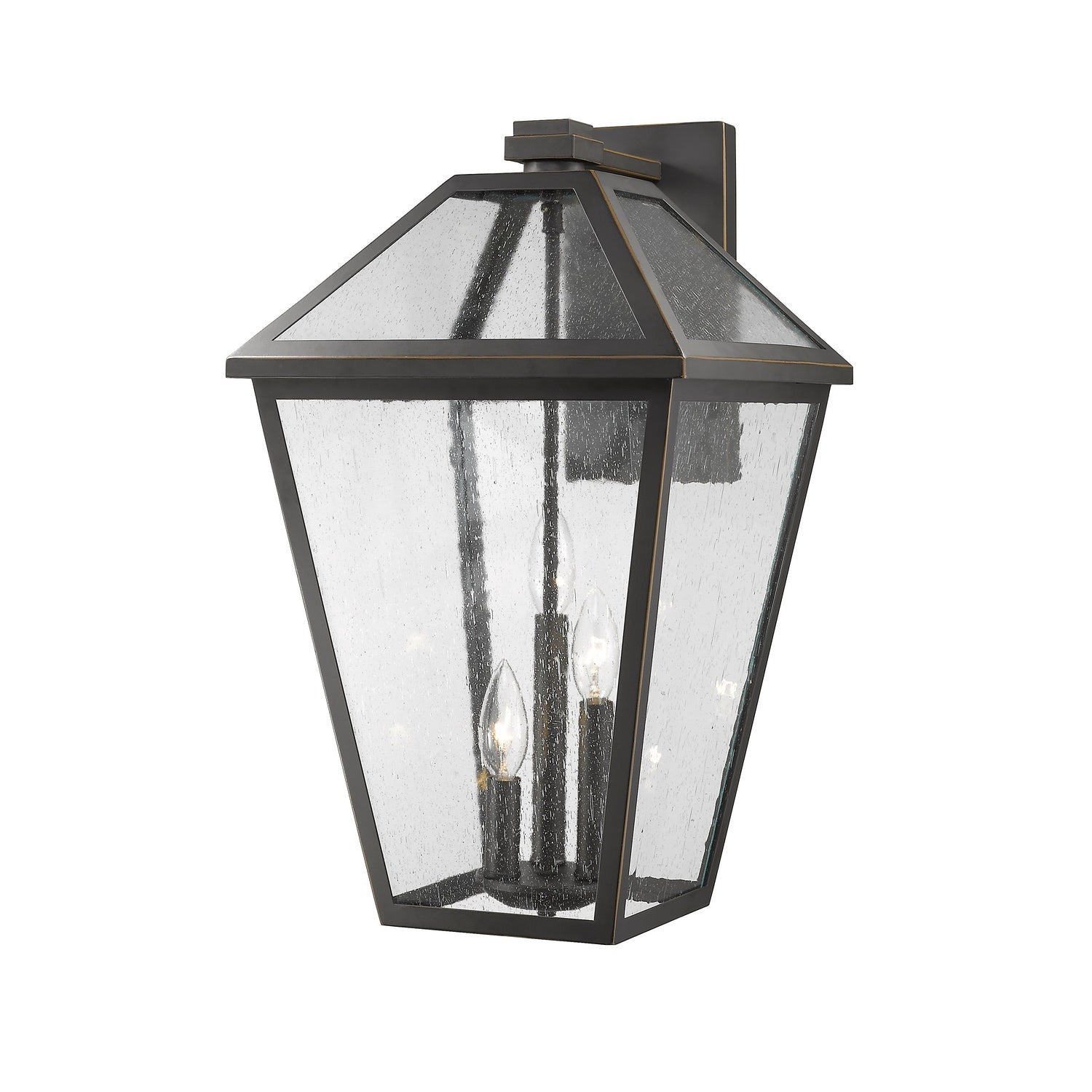 Z-Lite - 579XL-ORB - Three Light Outdoor Wall Light - Talbot - Oil Rubbed Bronze