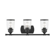 Livex Lighting - 10513-04 - Three Light Vanity - Lawrenceville - Black
