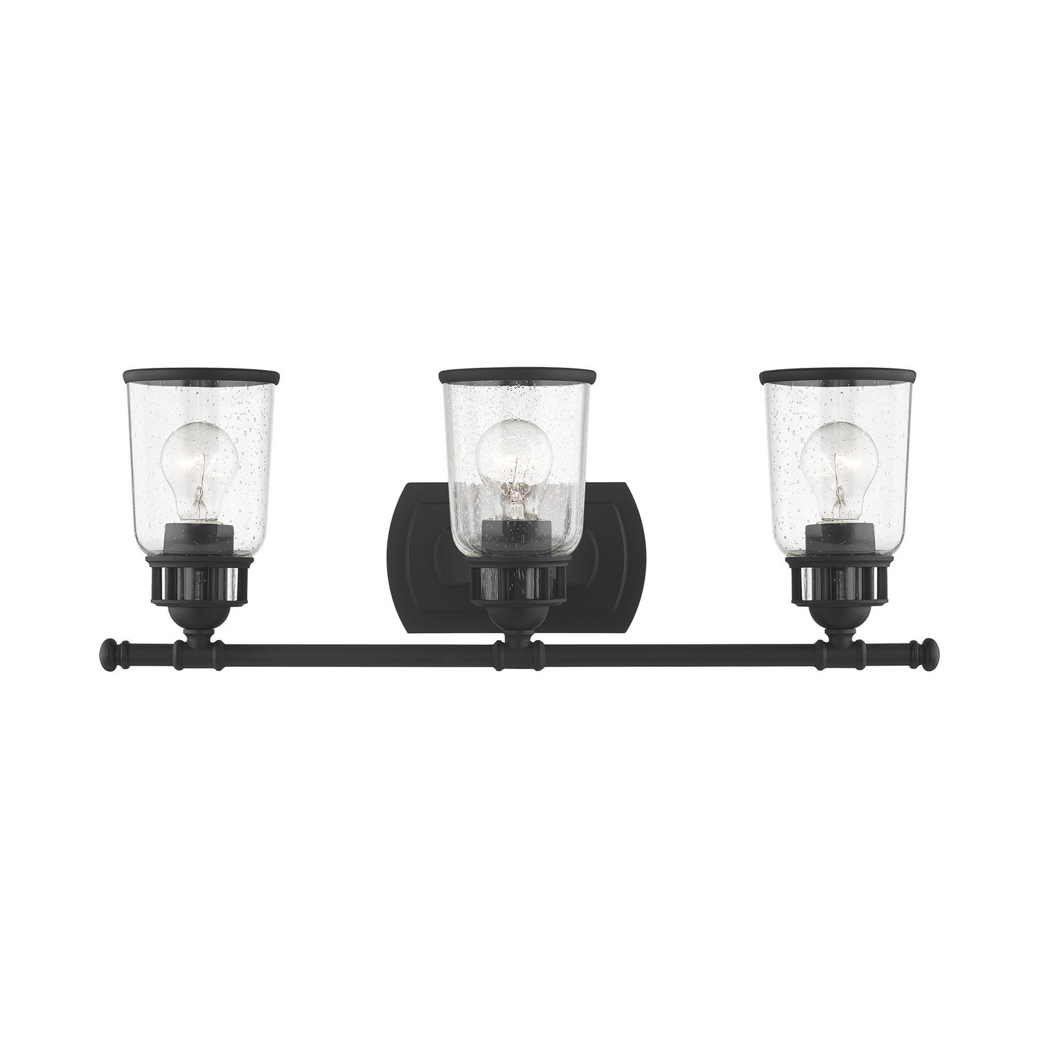 Livex Lighting - 10513-04 - Three Light Vanity - Lawrenceville - Black