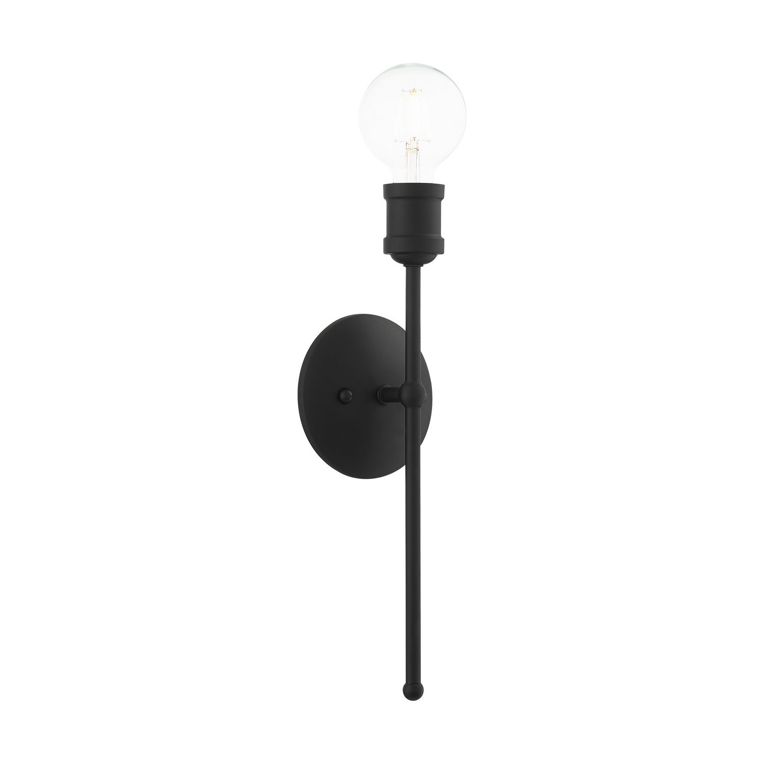 Livex Lighting - 16711-04 - One Light Wall Sconce - Lansdale - Black