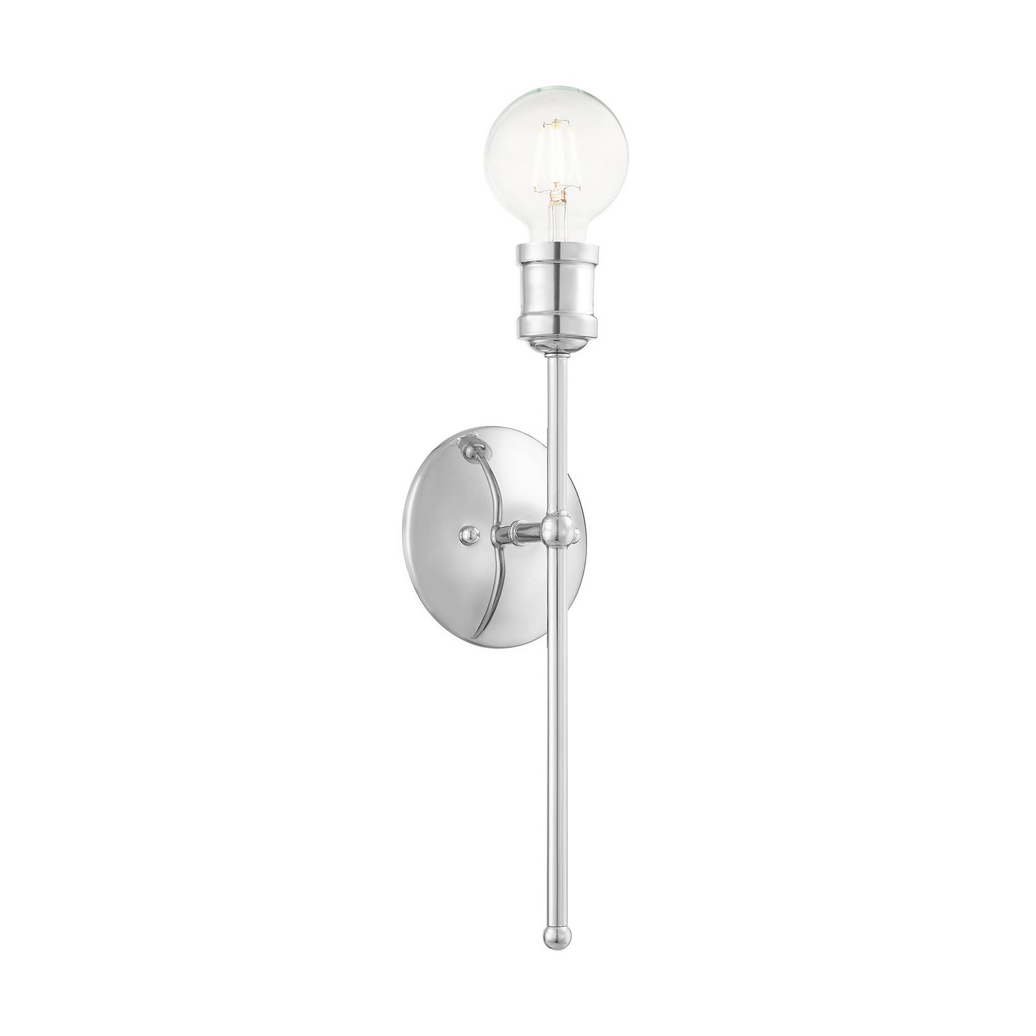 Livex Lighting - 16711-05 - One Light Wall Sconce - Lansdale - Polished Chrome