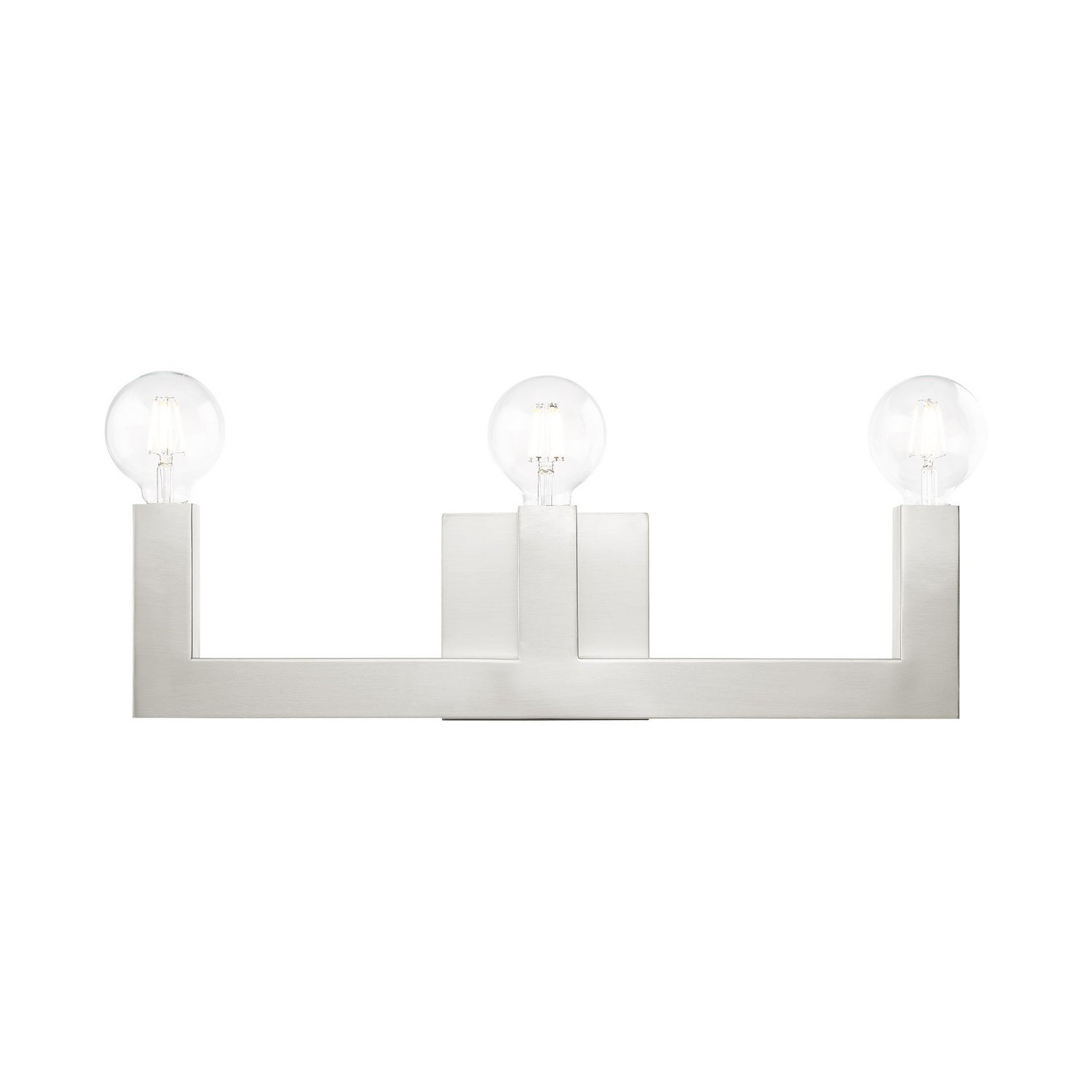 Livex Lighting - 16813-91 - Three Light Vanity - Solna - Brushed Nickel