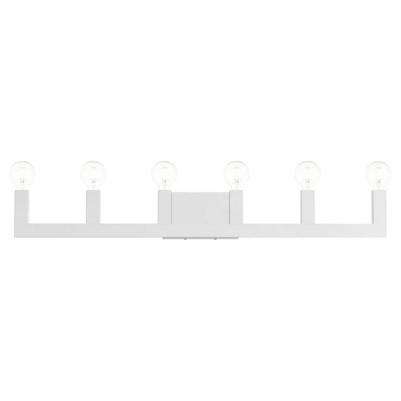 Livex Lighting - 16815-05 - Six Light Vanity - Solna - Polished Chrome