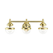 Livex Lighting - 17413-02 - Three Light Vanity - Oldwick - Polished Brass