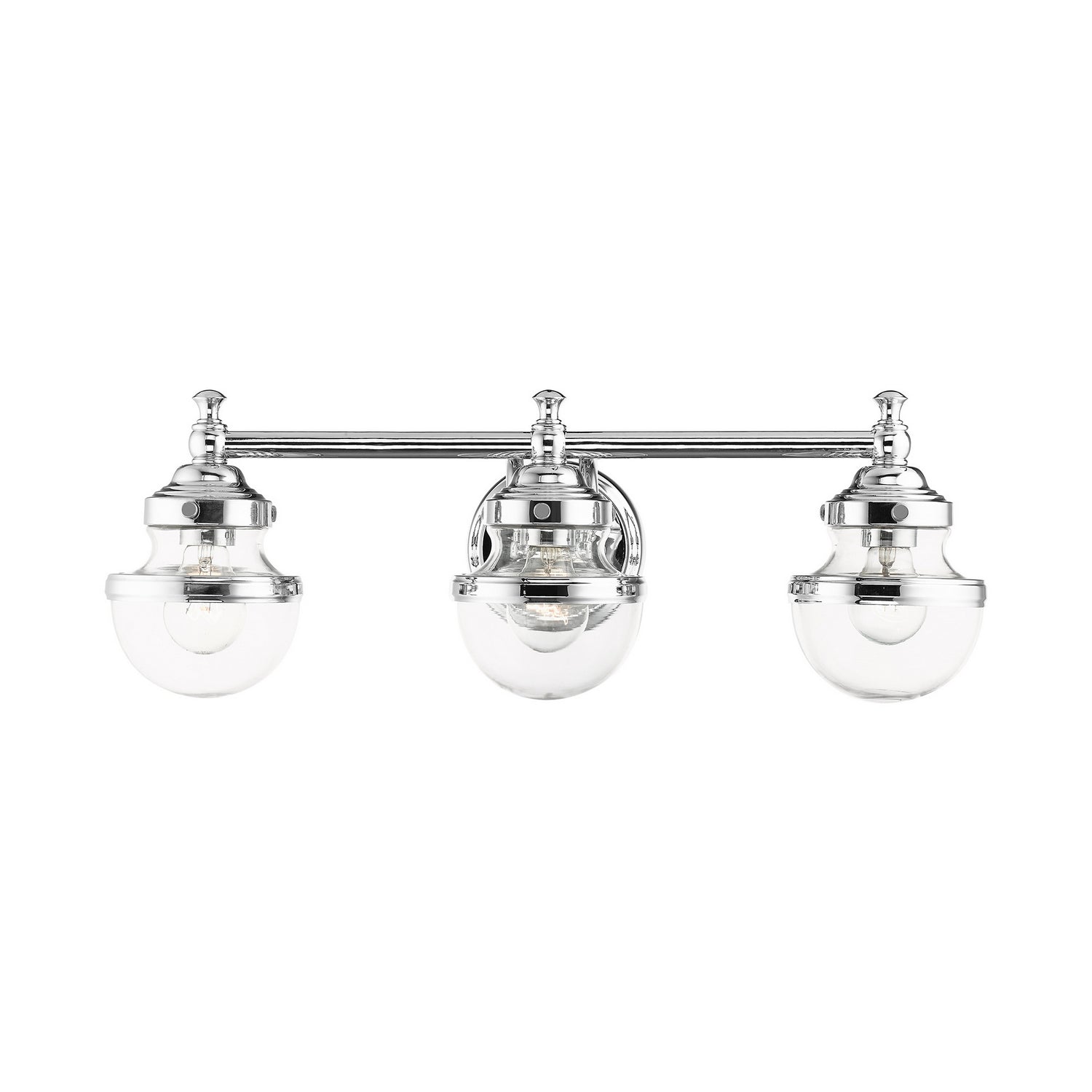 Livex Lighting - 17413-05 - Three Light Vanity - Oldwick - Polished Chrome