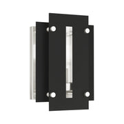 Livex Lighting - 21771-04 - One Light Outdoor Wall Lantern - Utrecht - Black w/ Brushed Nickels