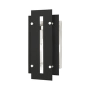 Livex Lighting - 21772-04 - One Light Outdoor Wall Lantern - Utrecht - Black w/ Brushed Nickels