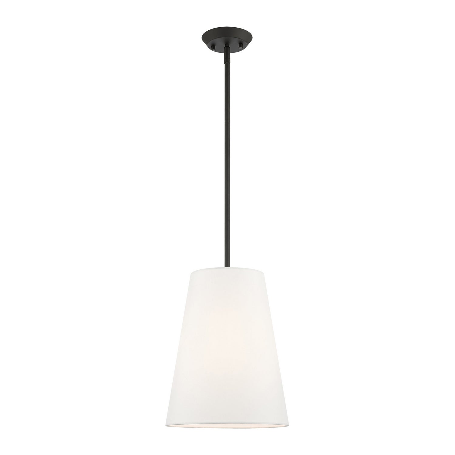 Livex Lighting - 40567-04 - One Light Pendant - Prato - Black
