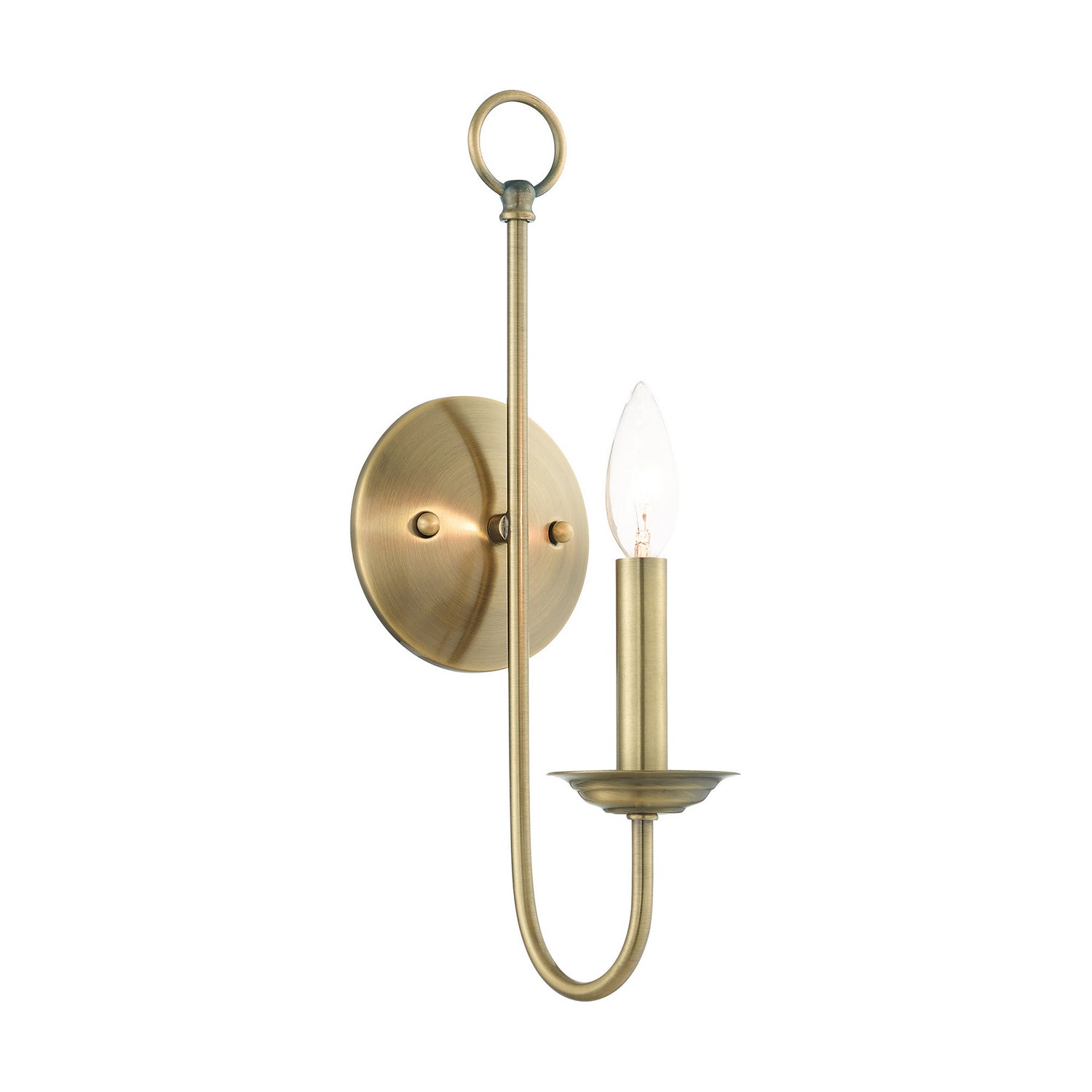 Livex Lighting - 42681-01 - One Light Wall Sconce - Estate - Antique Brass