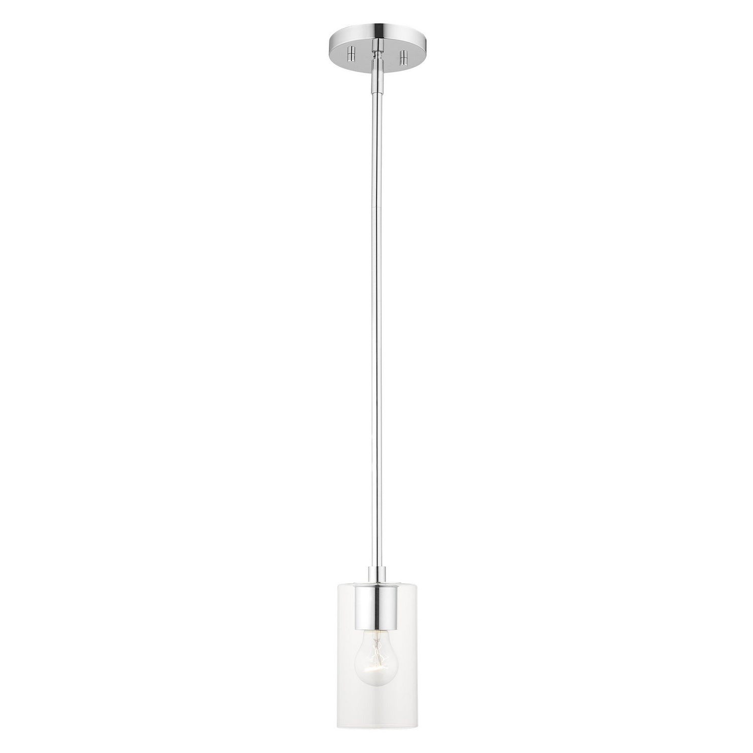 Livex Lighting - 45477-05 - One Light Pendant - Zurich - Polished Chrome