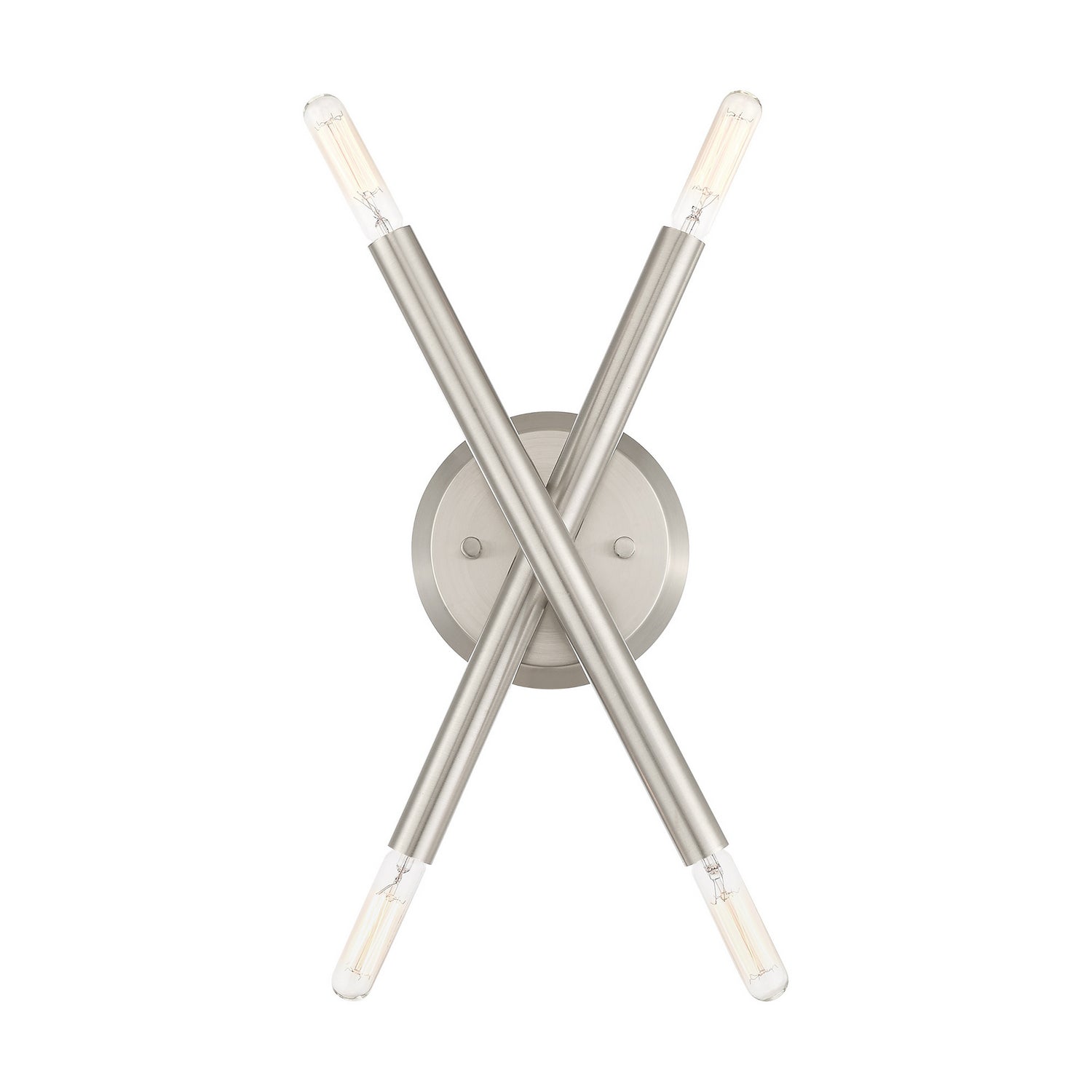 Livex Lighting - 46772-91 - Four Light Wall Sconce - Soho - Brushed Nickel