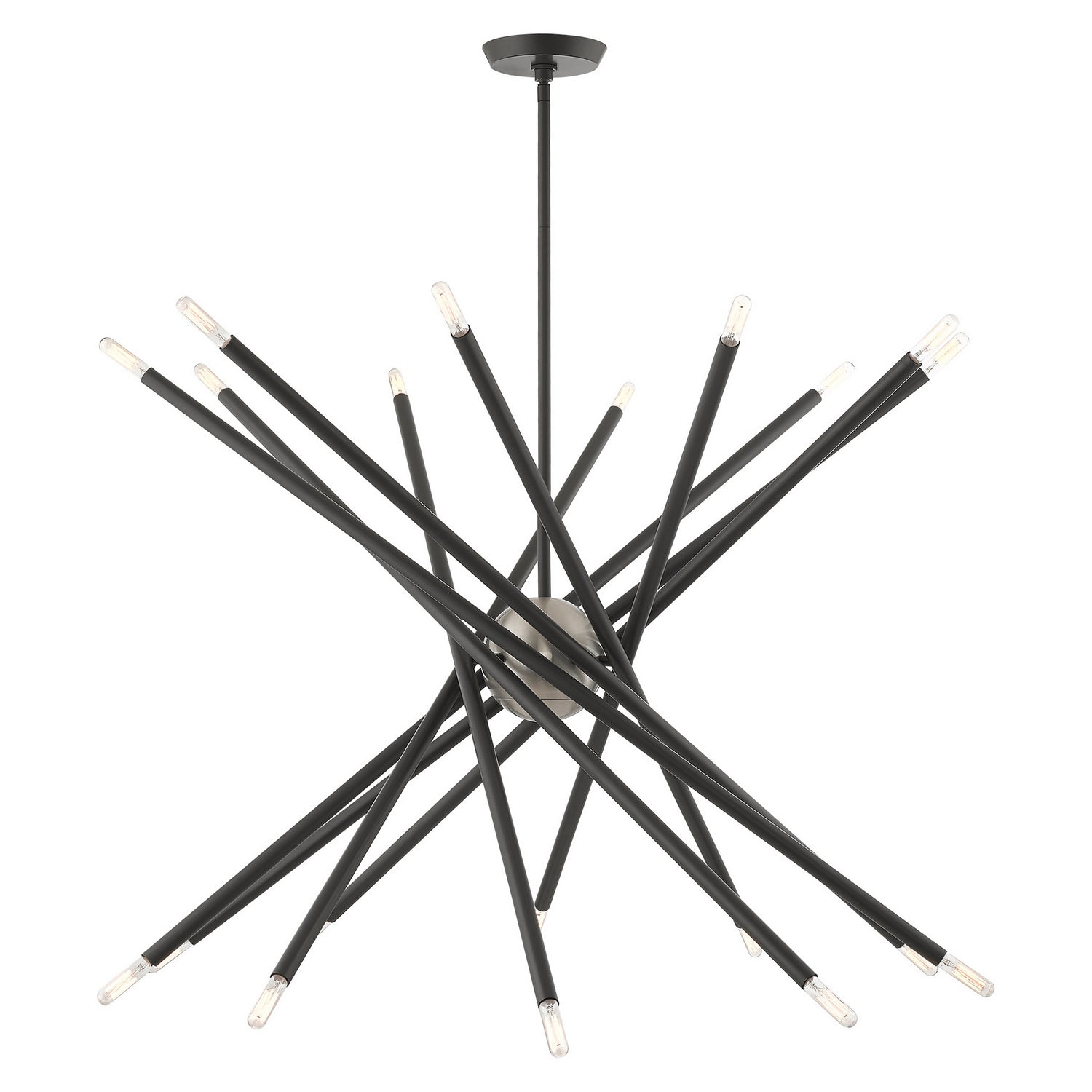 Livex Lighting - 46779-76 - 20 Light Chandelier - Soho - Scandinavian Gray w/ Brushed Nickels