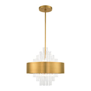Livex Lighting - 48874-08 - Eight Light Chandelier - Orenburg - Natural Brass