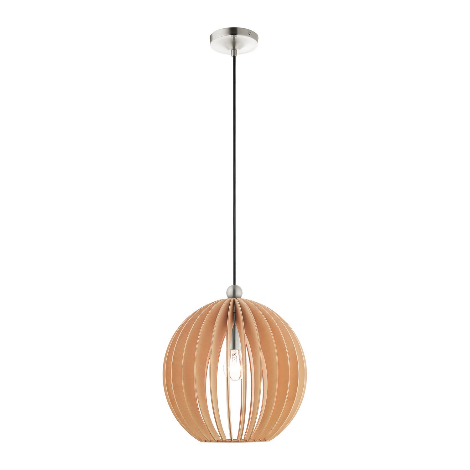 Livex Lighting - 49099-91 - One Light Pendant - Pendants - Brushed Nickel