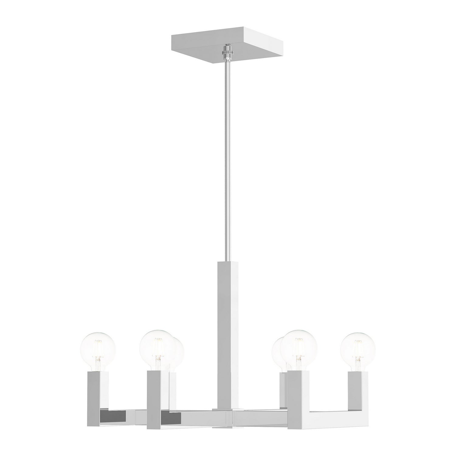 Livex Lighting - 49216-05 - Six Light Chandelier - Solna - Polished Chrome