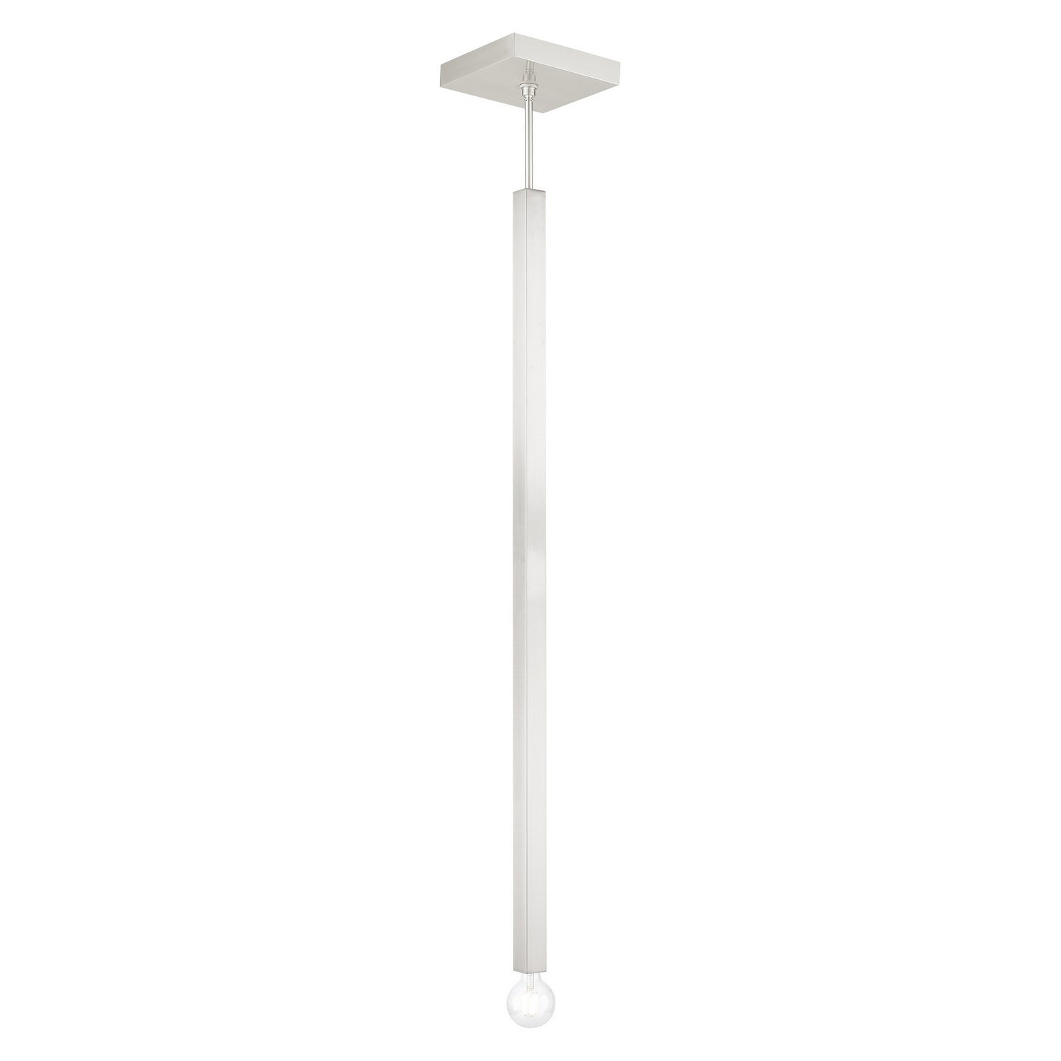 Livex Lighting - 49219-91 - One Light Pendant - Solna - Brushed Nickel
