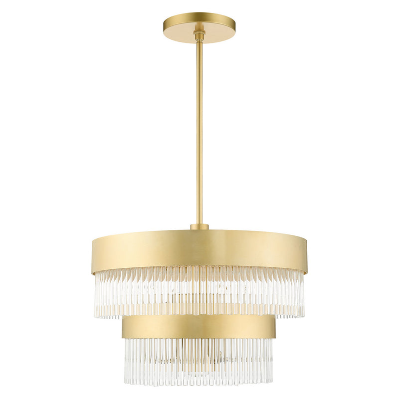 Livex Lighting - 49824-33 - Five Light Chandelier - Norwich - Soft Gold