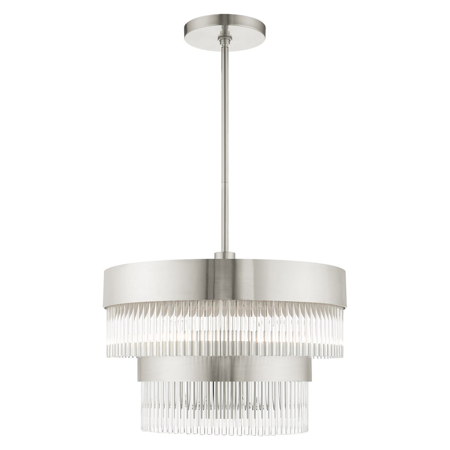 Livex Lighting - 49824-91 - Five Light Chandelier - Norwich - Brushed Nickel
