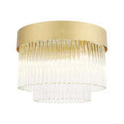 Livex Lighting - 49827-33 - Four Light Flush Mount - Norwich - Soft Gold