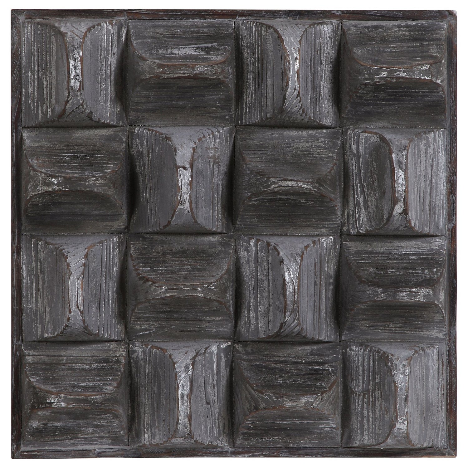 Uttermost - 04240 - Wall Decor - Pickford - Aged Gray Wash And Silver Highlights