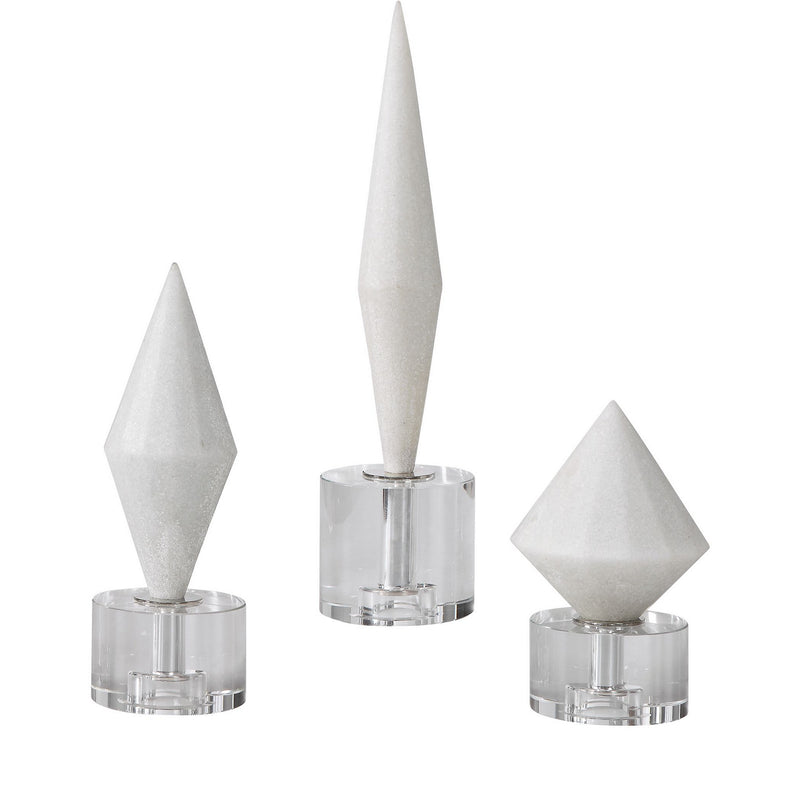 Uttermost - 17580 - Sculptures S/3 - Alize - White