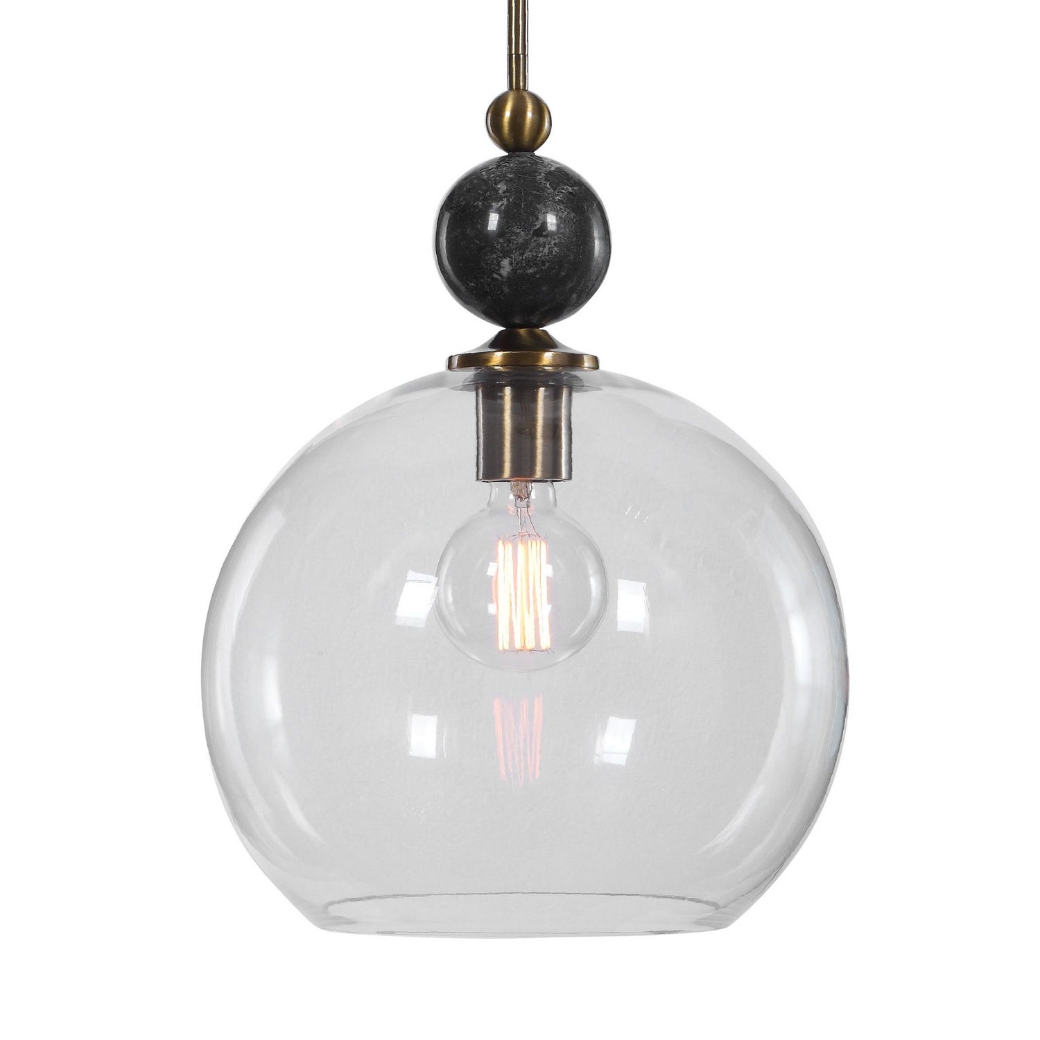 Uttermost - 22176 - One Light Pendant - Mendota - Oxidized Aged Brass
