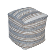 Uttermost - 23967 - Pouf - Mesick - Light Gray, Cream, And Natural Tones