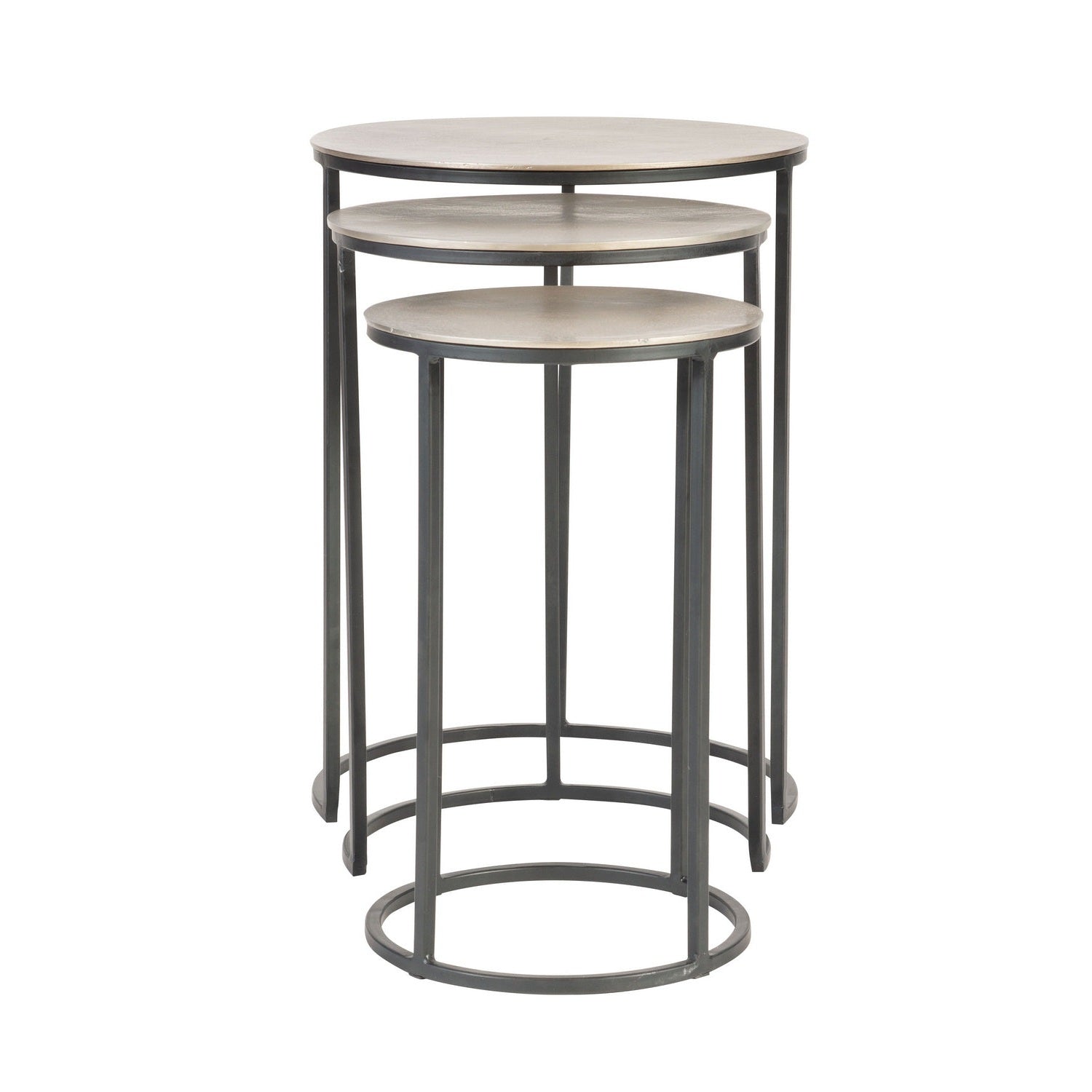 Uttermost - 25057 - Nesting Tables, Set/3 - Erik - Antique Nickel