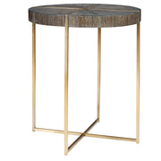 Uttermost - 25371 - Accent Table - Taja - Stainless Steel