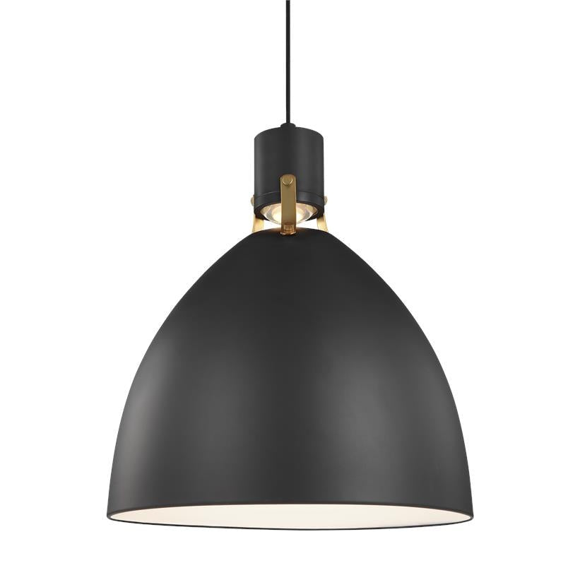 Visual Comfort Studio - P1443MB-L1 - LED Pendant - Brynne - Matte Black