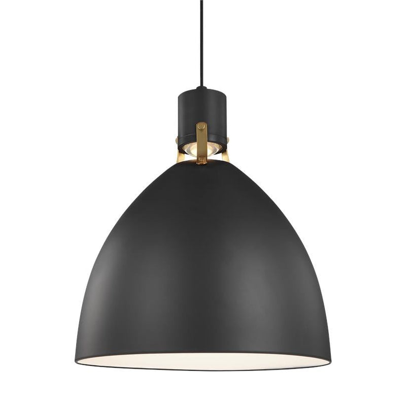 Visual Comfort Studio - P1443MB-L1 - LED Pendant - Brynne - Matte Black