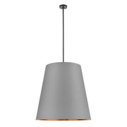 Alora - PD311030UBGG - Three Light Pendant - Calor - Gray Linen Withgold Parchmen/Urban Bronze