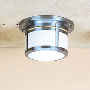 Arroyo - BCM-10GW-P - Two Light Flush Mount - Berkeley - Pewter