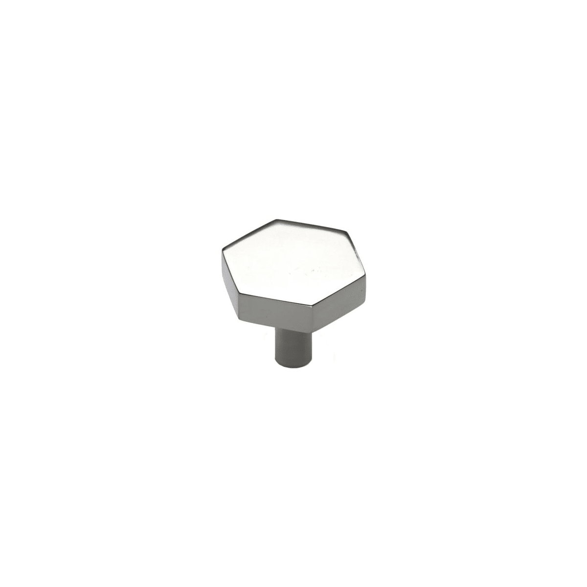 Ashley Norton - MT4334-036-PNI - Solid Brass Hex 1-3/8 Inch Geometric Cabinet Knob in Polished Nickel