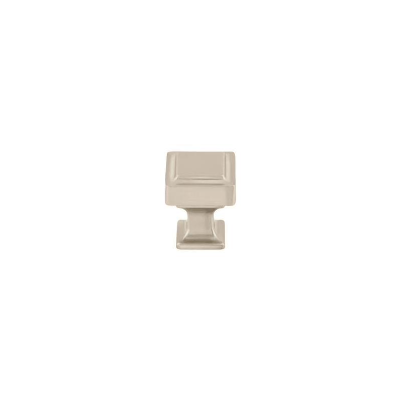 Top Knobs - TK700BSN-10PACK - Ascendra 1 Inch Square Cabinet Knob from the Transcend Collection - 10 Pack in Brushed Satin Nickel