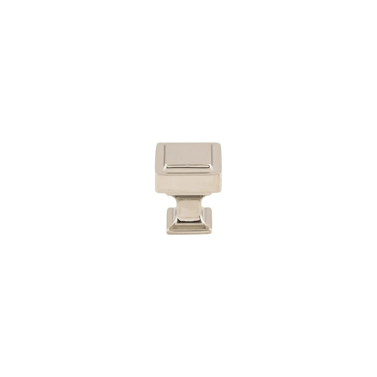 Ascendra 1 Inch Square Cabinet Knob from the Transcend Collection - 10 Pack