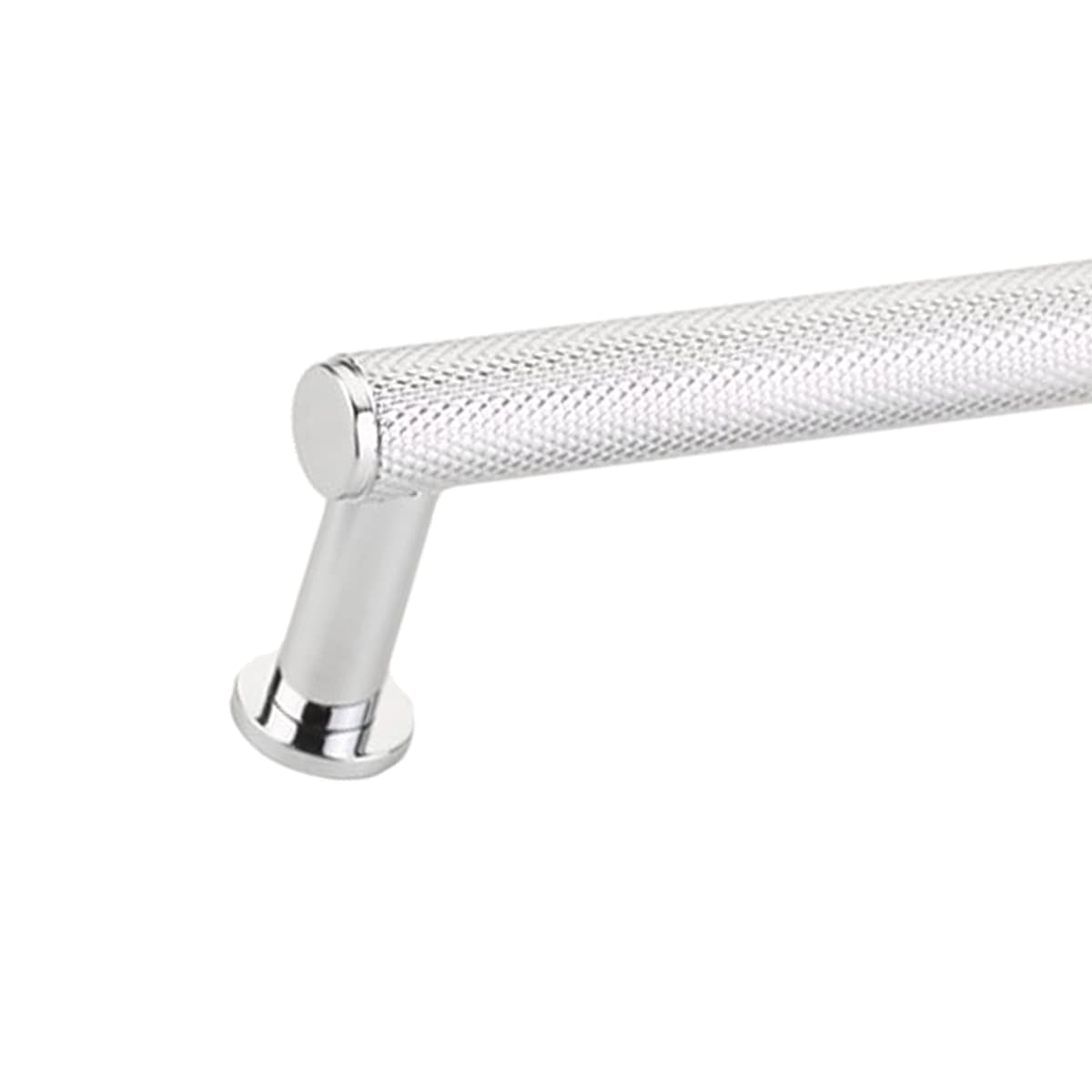 Schaub and Company - 5005-MB - Pub House 5" Center to Center Knurled Handle Solid Brass Cabinet Bar Handle / Drawer Bar Pull in Matte Black