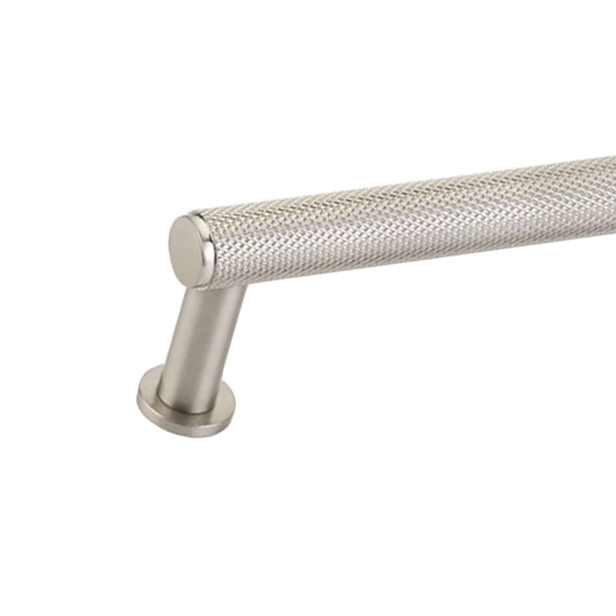 Schaub and Company - 5005-MB - Pub House 5" Center to Center Knurled Handle Solid Brass Cabinet Bar Handle / Drawer Bar Pull in Matte Black