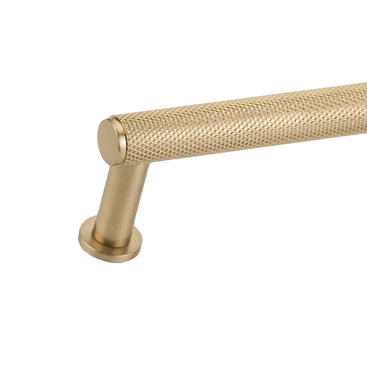 Schaub and Company - 5005-MB - Pub House 5" Center to Center Knurled Handle Solid Brass Cabinet Bar Handle / Drawer Bar Pull in Matte Black