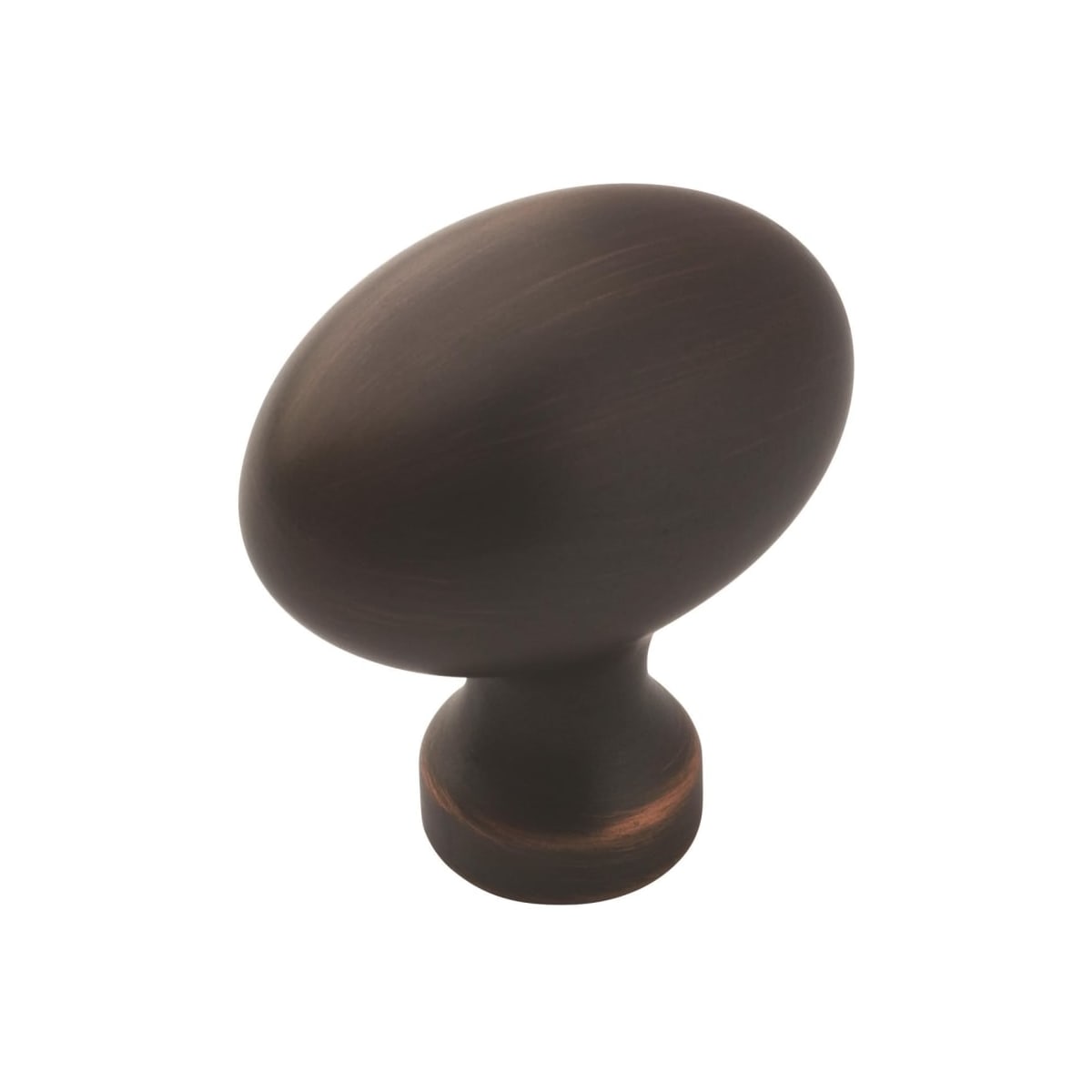 Vaile 1-3/8 Inch Long Oval Cabinet Knob - Pack of 10