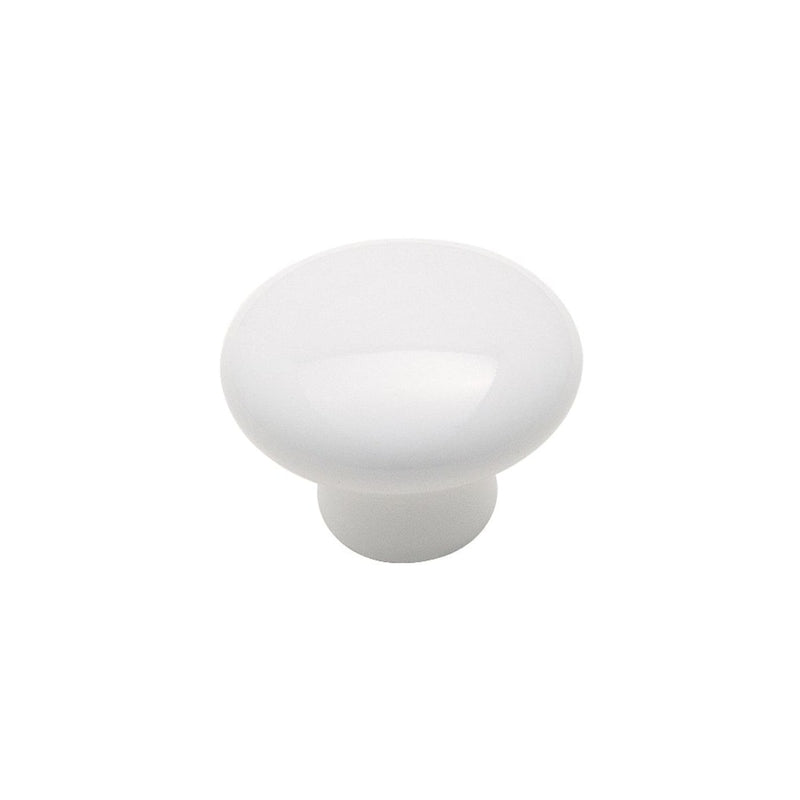 Amerock - 232WHT - Everyday Heritage 1-1/4 Inch Mushroom Cabinet Knob in White